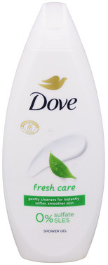 Dove Shower Gel Fresh Care 250ml Dusjsåpe