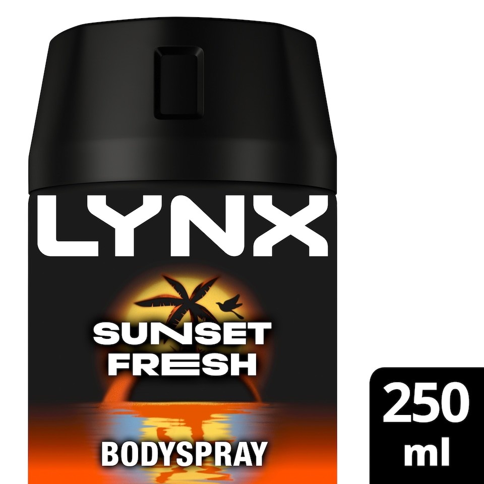 Lynx Deodorant Bodyspray Sunset Fresh 250ml