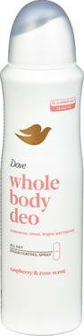 Dove Deodorant Spray Raspberry & Rose Whole Body 150ml