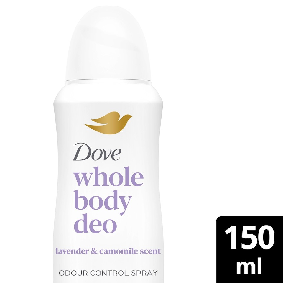 Dove Lavender & Chamomile Whole Body Deodorant Spray 48h Odour Control 150ml