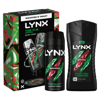 Lynx Africa The O.G. Duo Gift Set 2 piece