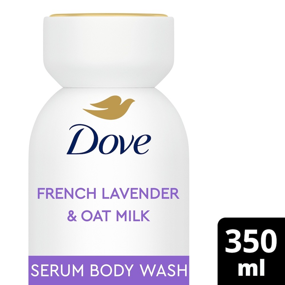 Dove Body + Mind French Lavender & Oat Milk Bodywash Serum 350ml