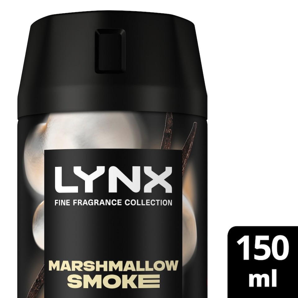 Lynx Marshmallow Smoke 72h Fine Fragrance Premium Deodorant for Men 150ml