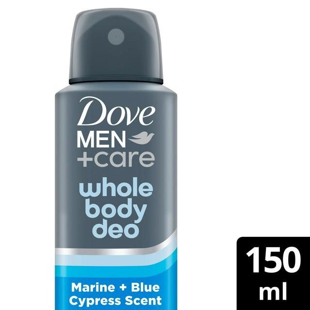 Dove Men+Care 150ml Marine & Blue Cypress Whole Body Deodorant Spray