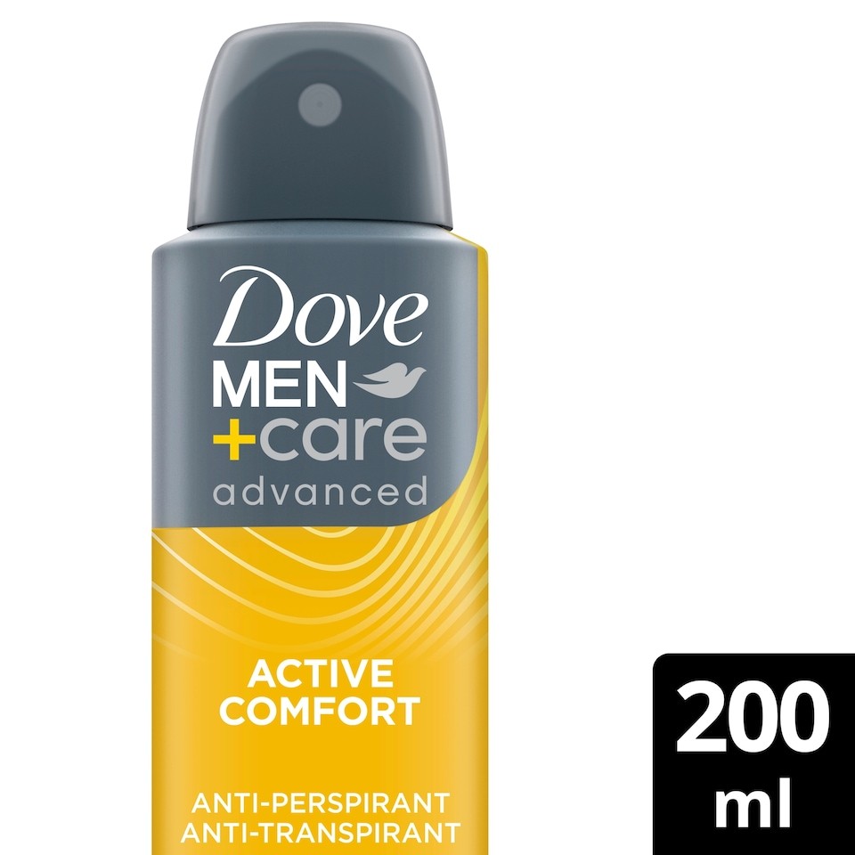 Dove Men+Care Active Comfort 72h Antiperspirant Deodorant 200ml
