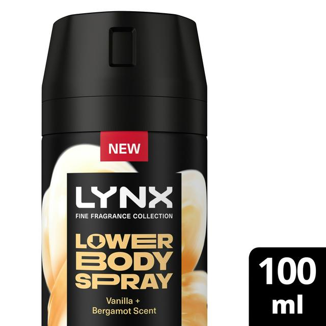 Lynx 100ml Vanilla + Bergamot Lower Body Spray