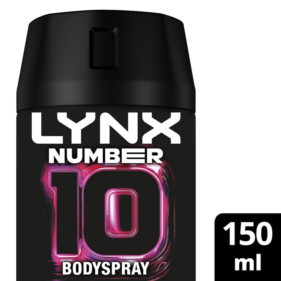 Lynx Men Number 10 48h Deodorant Bodyspray Aerosol 150ml