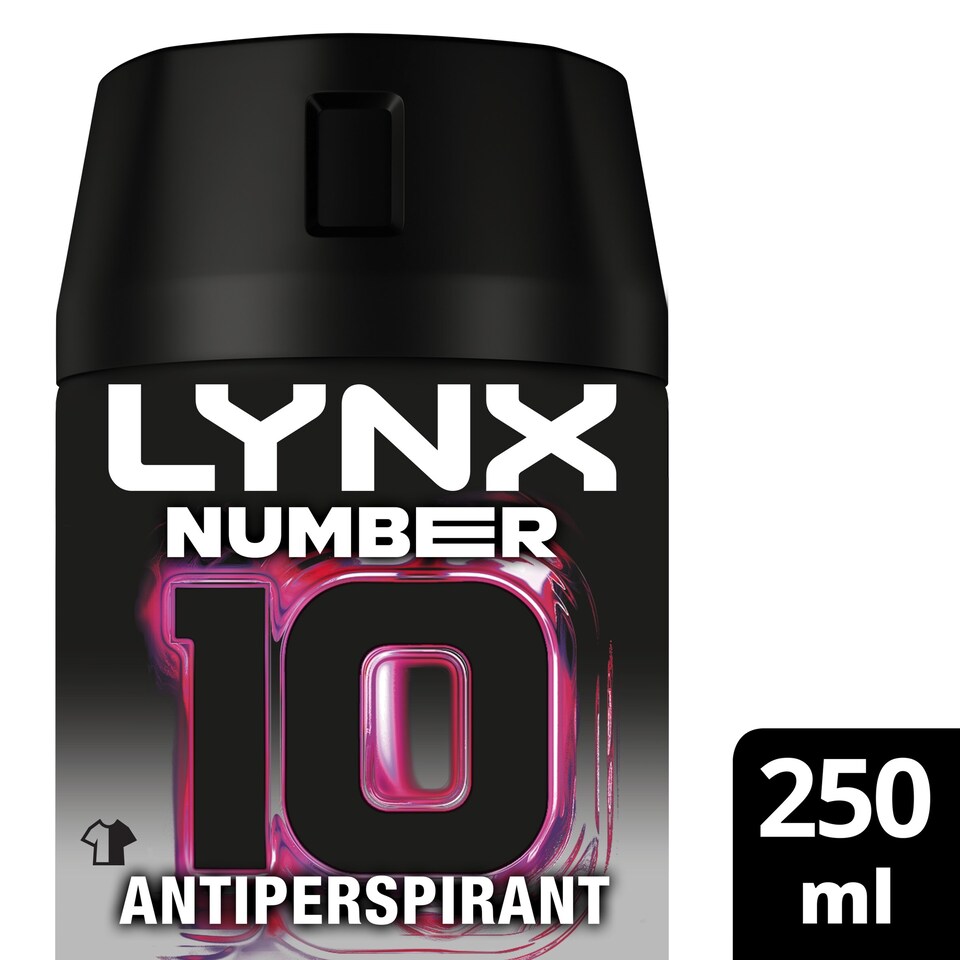 Lynx Number 10 Limited Edition 72h Antiperspirant Deodorant 250ml