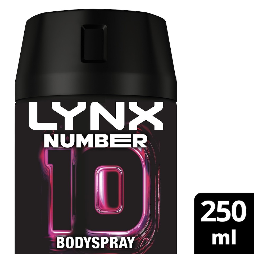 Lynx Men Number 10 48h Deodorant Bodyspray Aerosol 250ml