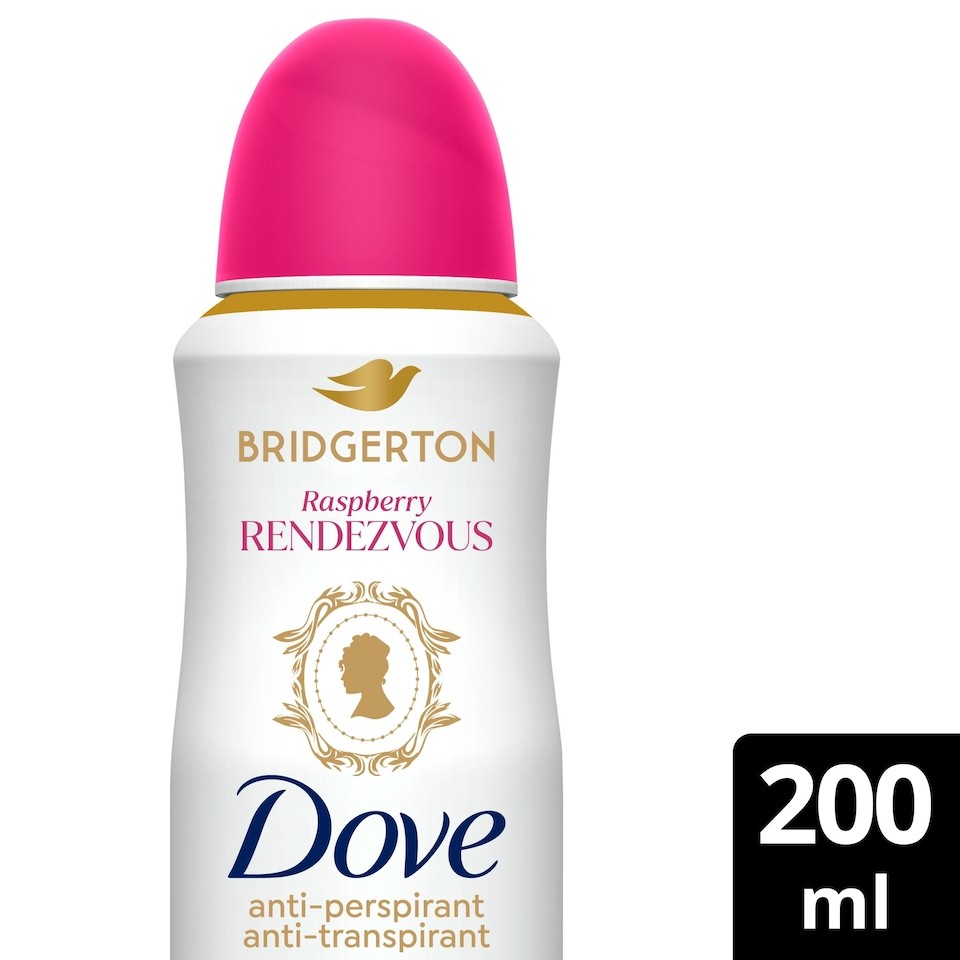 Dove Limited Edition Bridgerton Raspberry Rendezvous 72h Antiperspirant Deodorant Spray 200ml