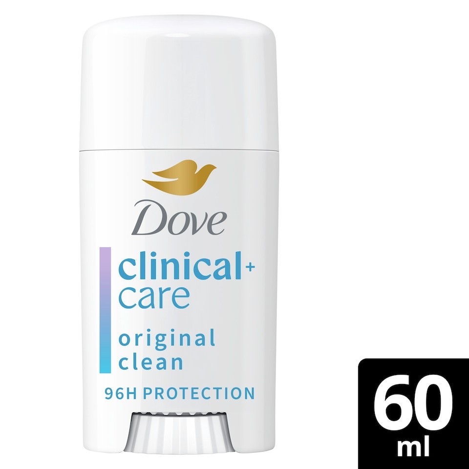 Dove Clinical Care Original Clean Antiperspirant Deodorant Soothing Serum Cream 60ml