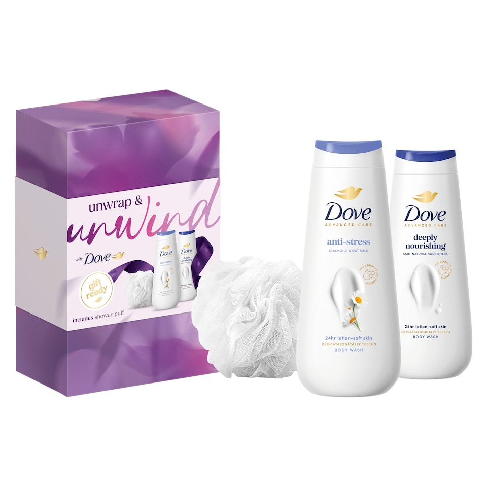 Dove Unwind Bodywash Collection Gift Set