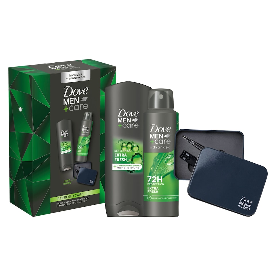 Dove Men + Care Refresh + Care Duo & Manicure Kit Gift Set