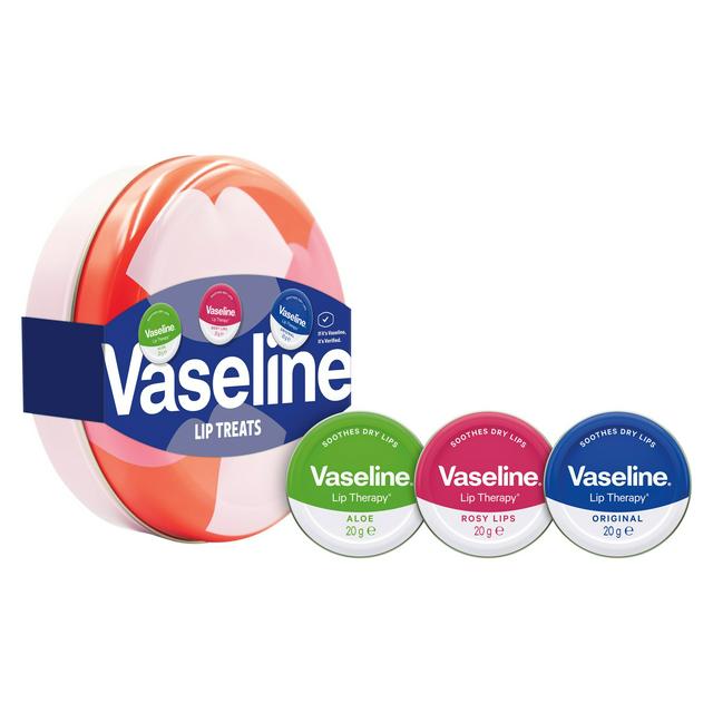 Vaseline 3 x 20g Lip Iconic Tin Collection Gift Set