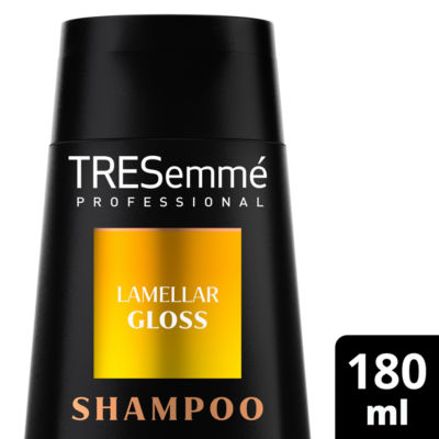 TRESemme Lamellar Gloss Salon-grade Shampoo preps the hair fibre 180 ml