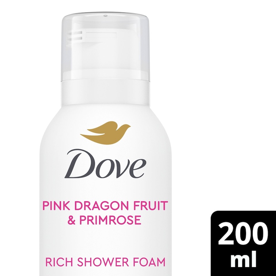 Dove Body + Mind Pink Dragonfruit & Primrose Rich Shower Foam 200ml
