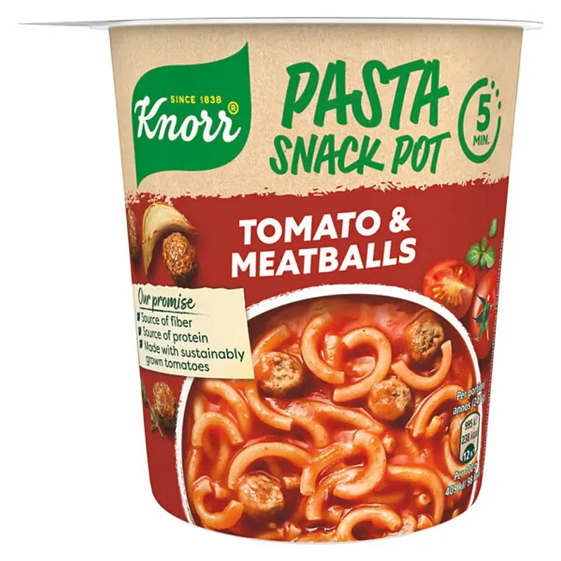 Pasta Snack pot 63 g Tomato & meatballs