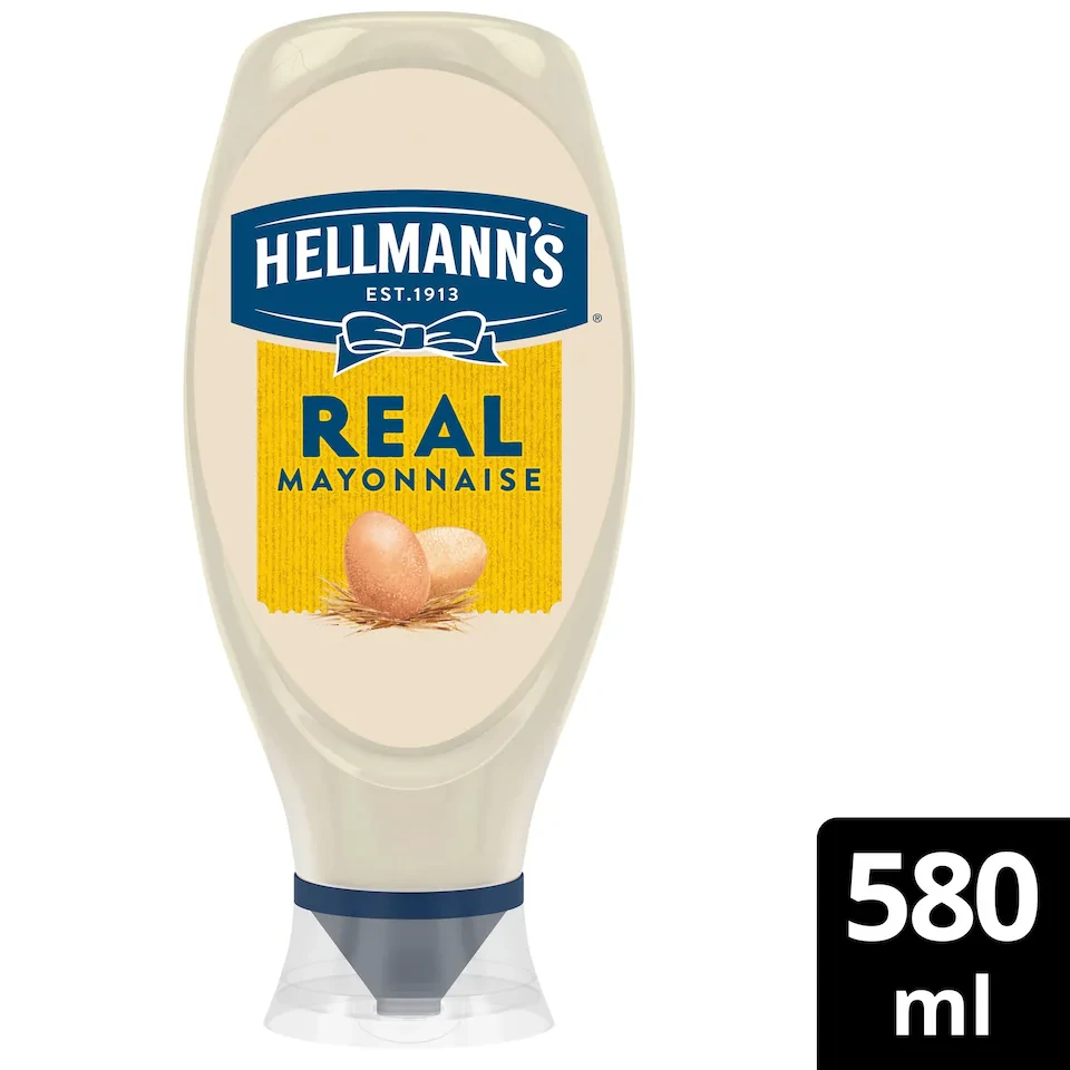 Hellmann's Real Mayonnaise Squeezy 580ml