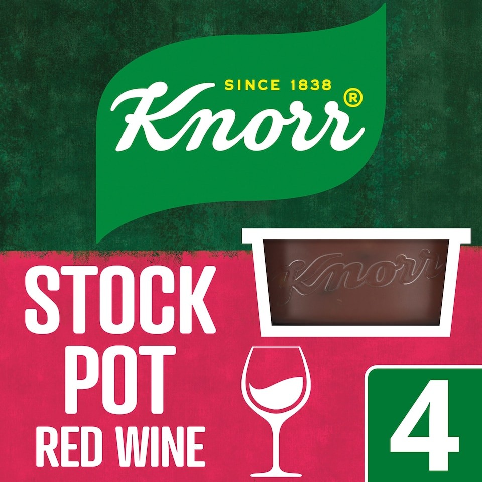 Knorr Stockpot Red Wine 4pk 104g