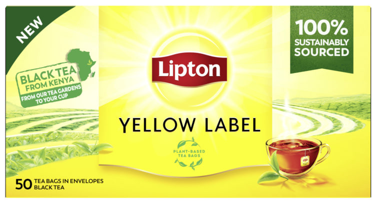 Yellow Label Tea 50pos Lipton