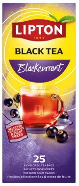Lipton Blackcurrant Tea 40g 25ps