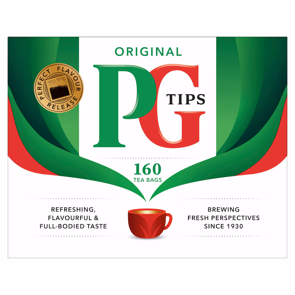 PG Tips Original Black Tea 160 Tea Bags 464g