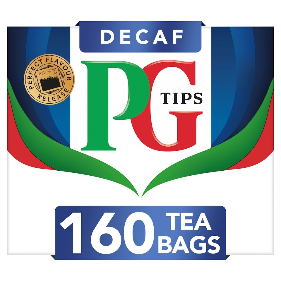 PG Tips Decaf Black Tea 160 Tea Bags 464g