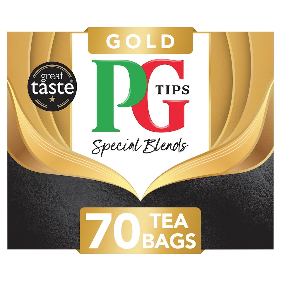PG Tips Gold Speciality Black Tea 70 Tea Bags 203g