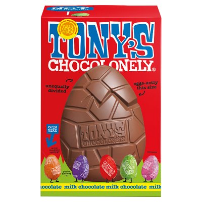 Tony's Chocolonely Milk Chocolate Easter Egg