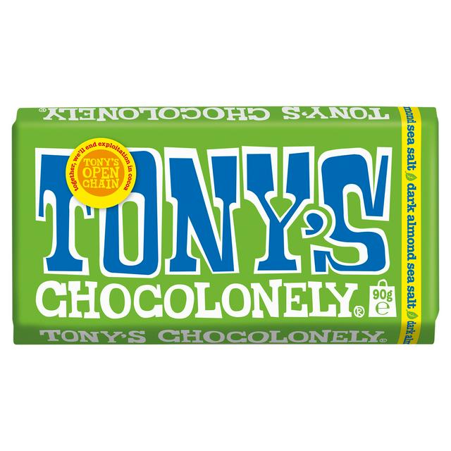 Tony's Chocolonely Dark Almond Sea Salt 90g