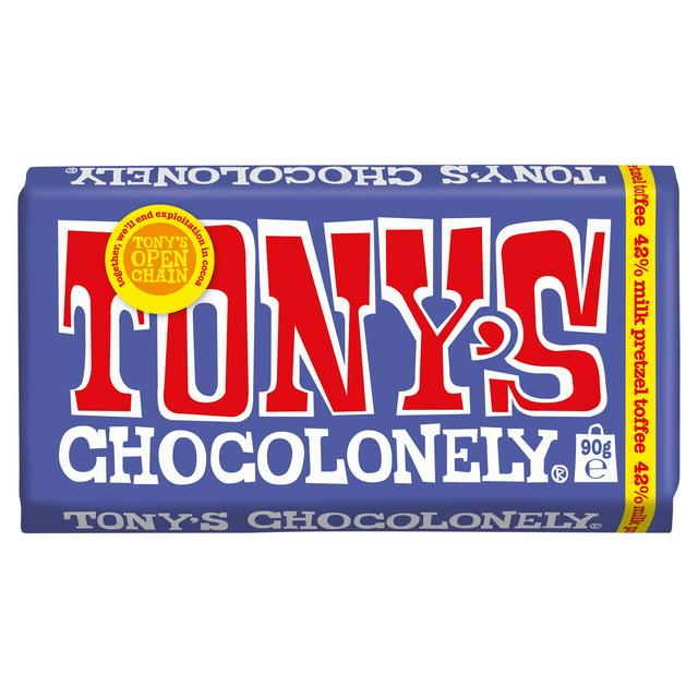 Tony's Chocolonely 42% Milk Pretzel Toffee 90g