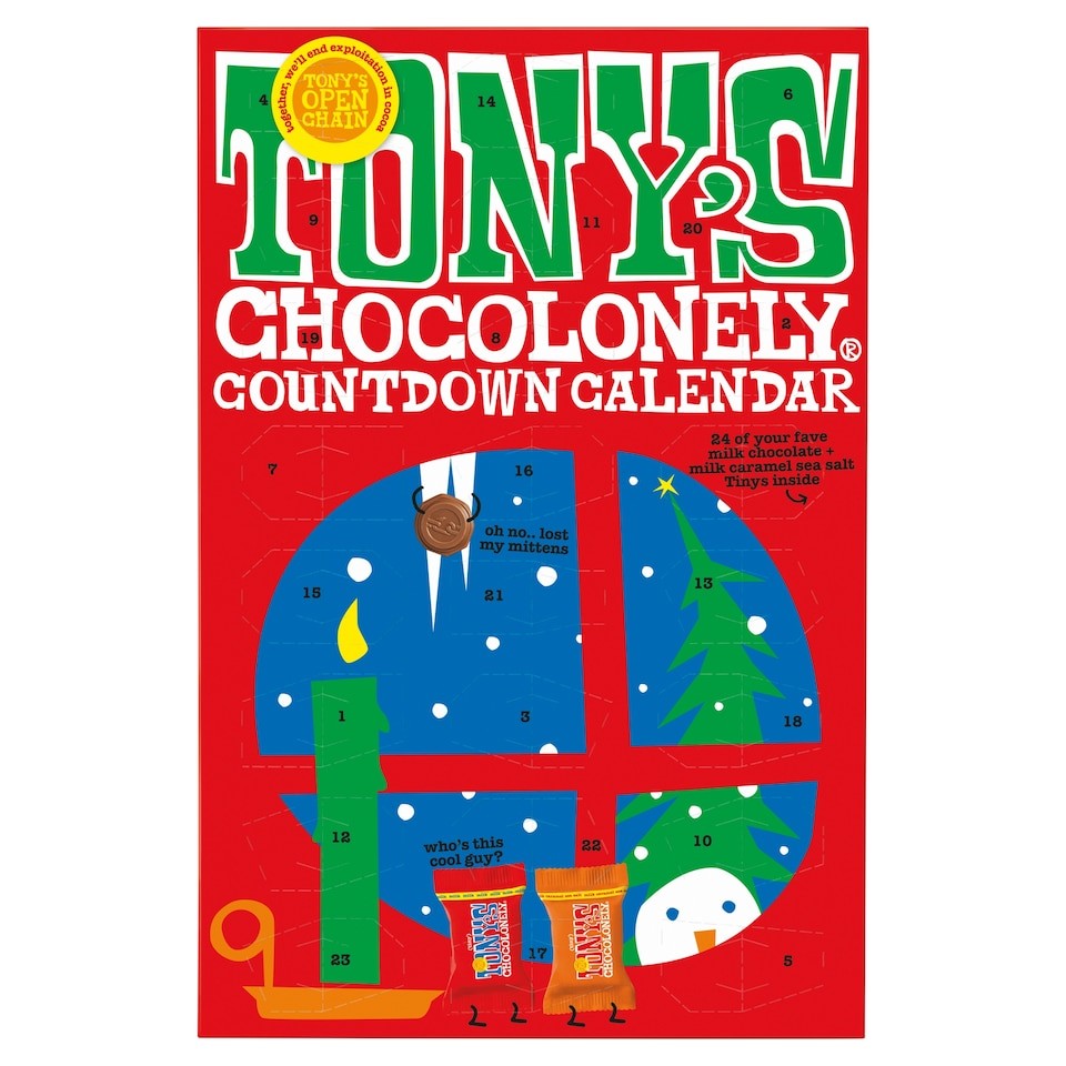 Tony's Chocolonely Tiny's Countdown Calendar 216g