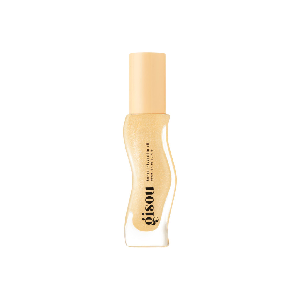 Gisou Honey Infused Lip Oil A milky yellow with golden shimmer