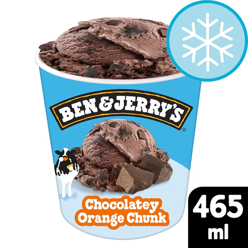 Ben & Jerry's Chocolatey Orange Chunk 465ml Tub