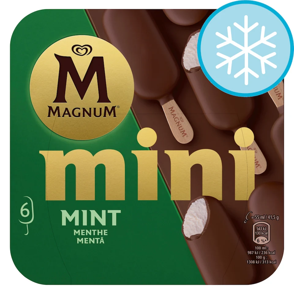 Magnum Mini Mint Ice Cream Sticks 6x55ml