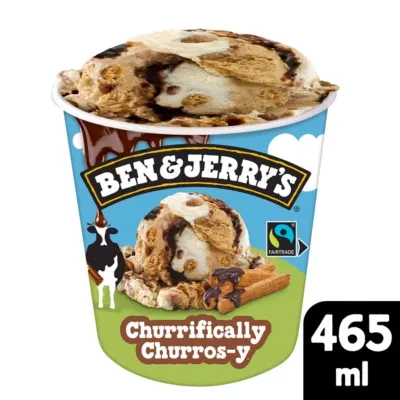 Ben & Jerry's Churrifically Churros-y Ice Cream Tub 465 ML