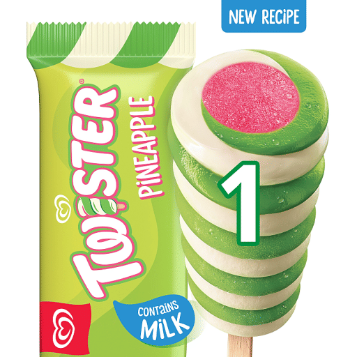 Twister Pineapple Ice Cream Lolly 80ml