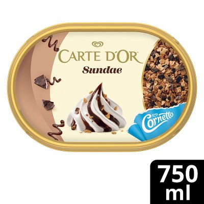 Carte D'or Sundae Chocolate Ice Cream Tub