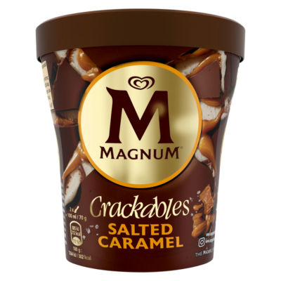 Magnum Crackables Salted Caramel Ice Cream Tub 440 ml
