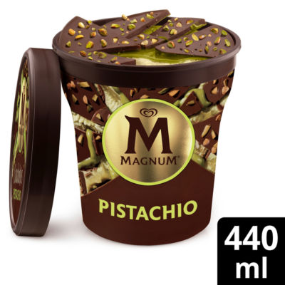 Magnum Crackables Pistachio Ice Cream Tub 440 ML