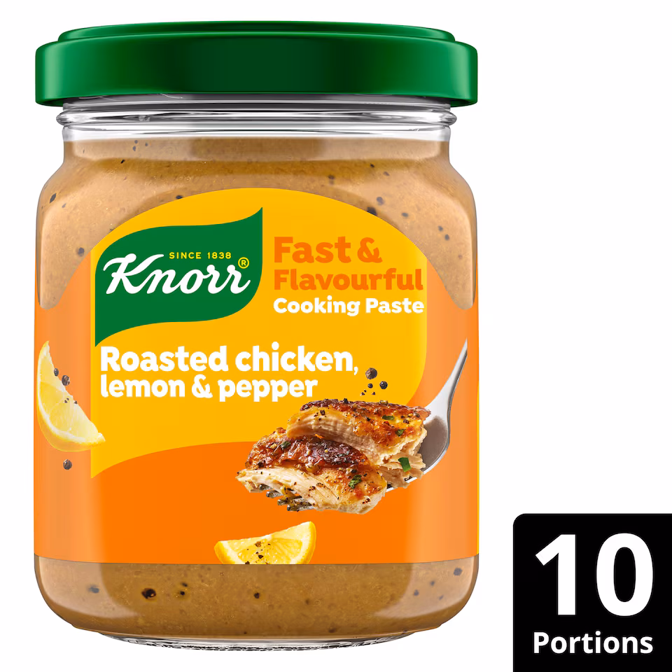 Knorr Roasted Chicken, Lemon & Pepper Cooking Paste 165g