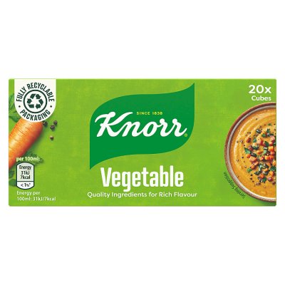 Knorr Gluten Free Vegetable Stock Cubes