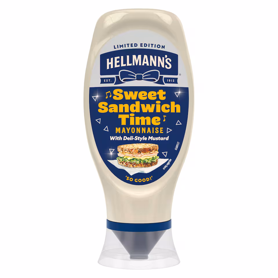 Hellmann’s Sweet Sandwich Time Mayonnaise with Mustard Limited Edition 430 Ml
