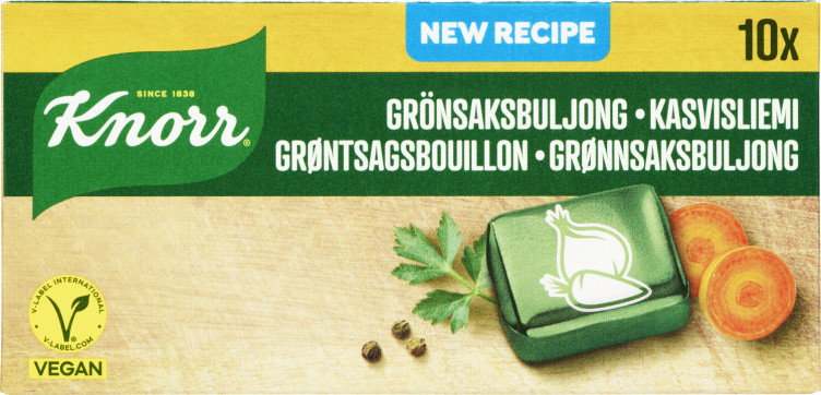 Grønnsaksbuljongtern 10x10g Knorr