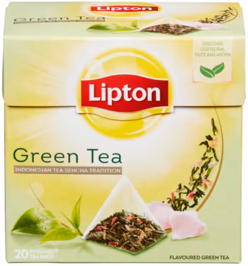 Green Tea Pyramide 20 poser, 20 stk