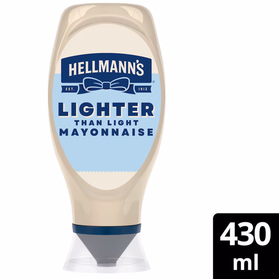 Hellmann's Lighter Than Light Mayonnaise Squeezy 430ml