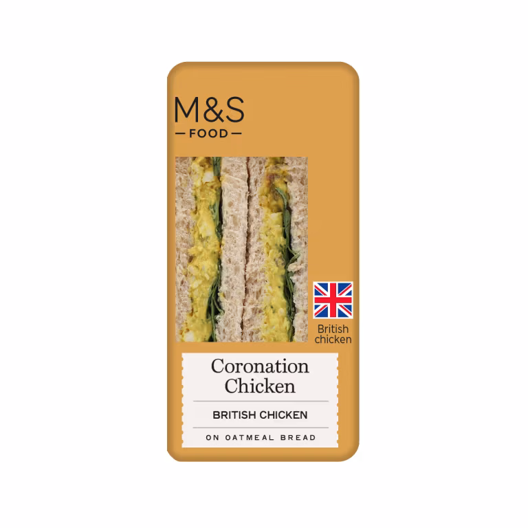 M&S Coronation Chicken Sandwich