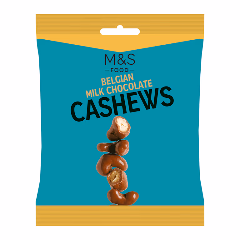 M&S Belgian Milk Chocolate Cashews