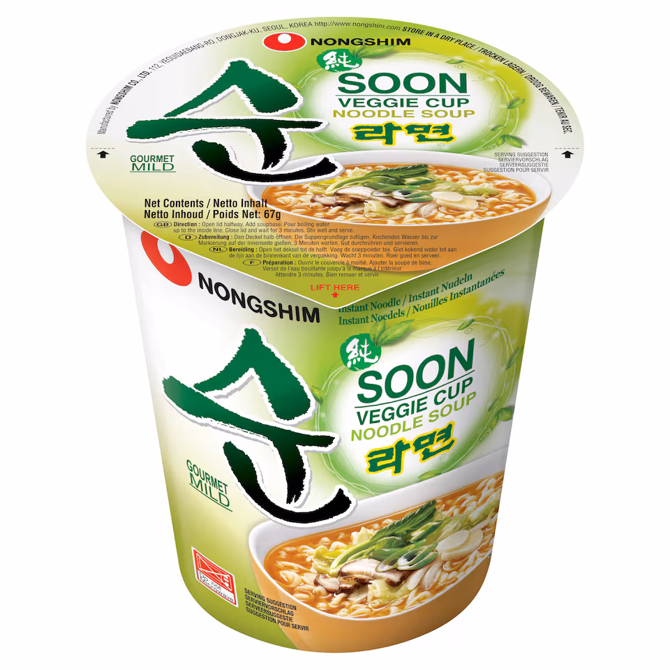 Nong Shim Soon Veggie Cup 67g