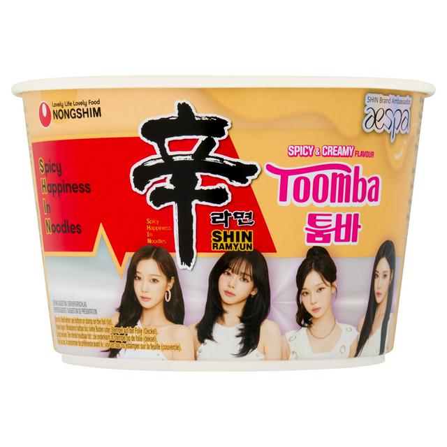 Nongshim 113g Toomba Spicy & Creamy Flavour Shin Ramyun Noodles